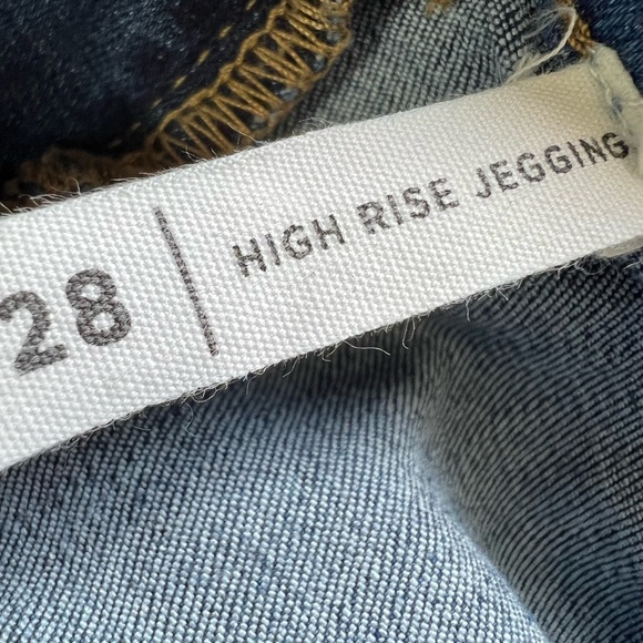 🎯PacSun Two Panel Hi-Rise Ankle Jegging Blue Size 28 - Picture 10 of 11